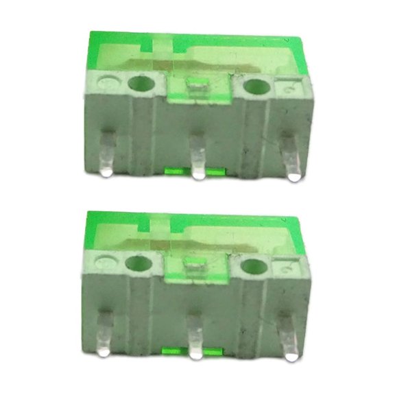CIYISON 2pcs Huano Micro Switches 120Millions Clicks Game Mouse Micro Switches 3Pins for Computer Mouse Button