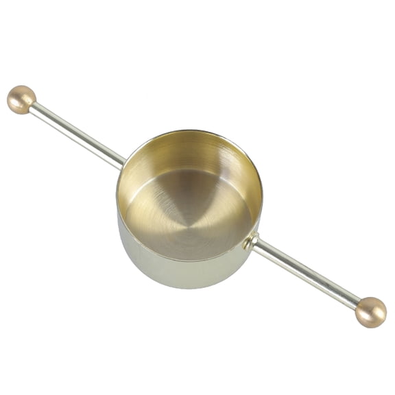CIYISON 2pcs Stainless Steel Cocktail Mixing Jigger Double Beads Liquor Measuring Cups