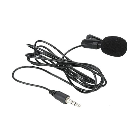 CIYISON 3.5mm Lavalier Microphone Hand-Free Mini Wired Collar Clip Mic for Video Meeting