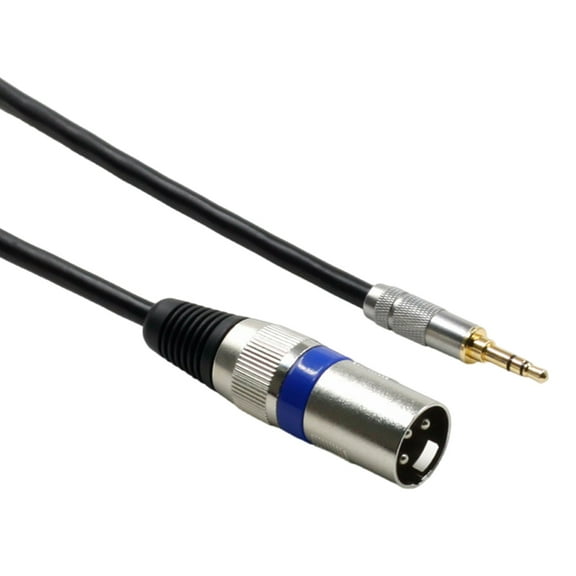 CIYISON 3.5mm Mini Plugs to Male Cable PVC Cable for Sound Devices & Mixing Consoles