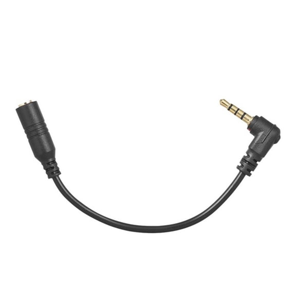 CIYISON 3.5mm TRS to TRS Adapter Cable For Smartphone Mics to PC and Cameras Extension Cable 13CM