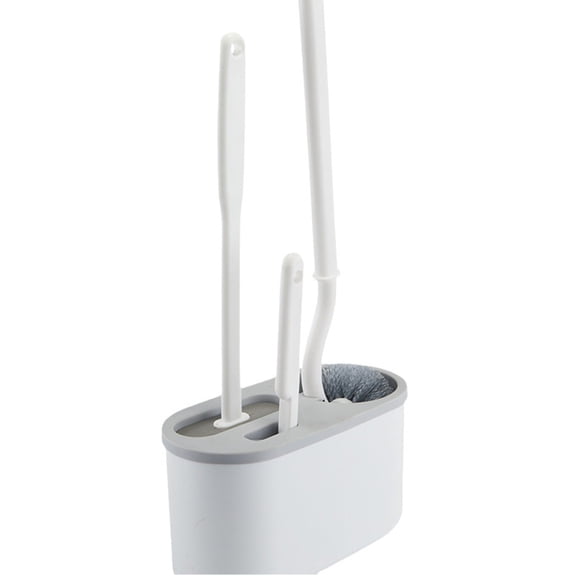 CIYISON 3 In1 Toilet Brush Silicones Wall Mounted Multifunctional Bathroom Cleanings Tool
