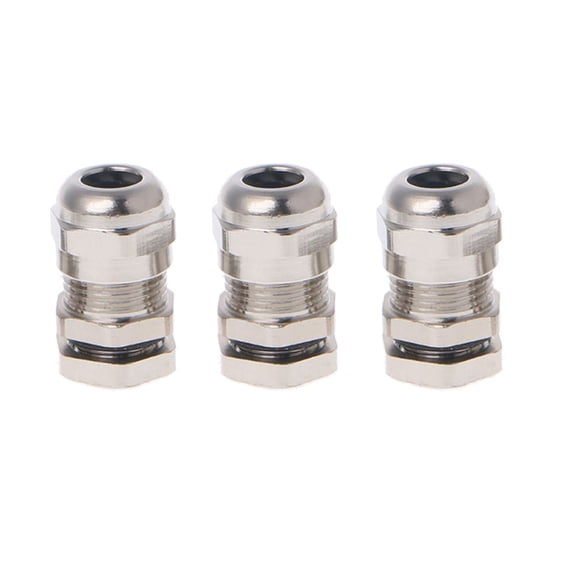CIYISON 3 Pieces Cable Stainless Steel Wire Protectors Joints PG7 3.0-6.5mm Cable Connectors Easy to Use