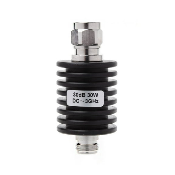 CIYISON 30W N Type DC-3GHz Coaxial Fixed Attenuator Frequency 3GHz N Fixed Connectors