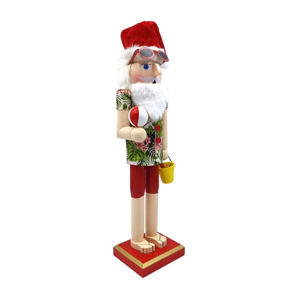 CIYISON 38cm Handmade Creative Nutcrackers Puppets Wood Christmas Table Decors