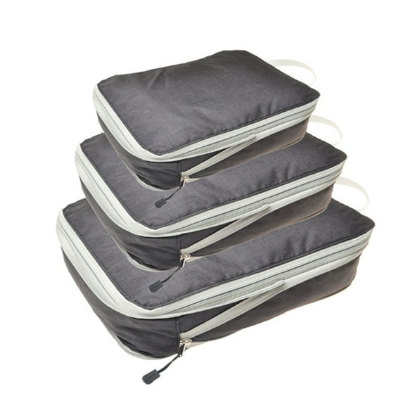 CIYISON 3Pcs Travel Storage Bag Compressed Waterproof Travel Suitcase Nylon for Indoor Outdoor Traveling Camping Portable