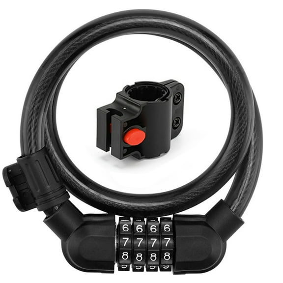 CIYISON 4-Digit Combination Lock for Cycles, High Security & Waterproof Bike Chain Locks