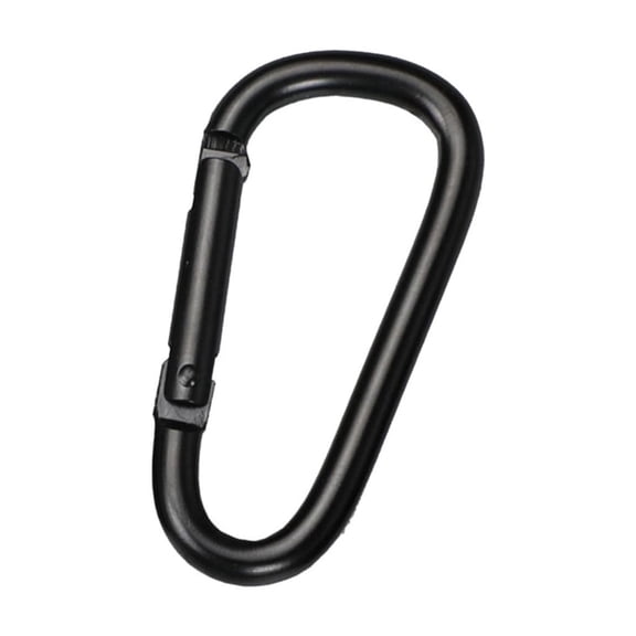 CIYISON 4 Pcs Spring Snap Clip Hooks Carabiner Mountaineering Buckle D Rings Clip Hook