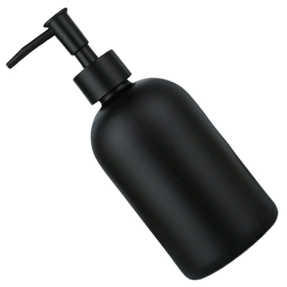 CIYISON 410ml Soap Dispenser Glass Lotion Bottle with Rustproof Stainless Steel Pump