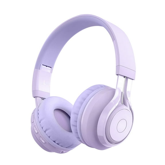 CIYISON 5.0 Over-Ear Headphones Student Headset Apricot /Pink /Purple Blue-tooth Heads
