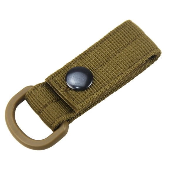 CIYISON 5 Pcs Belt Carabiner Loop Nylon Strap with D Rings Carabiner Loop Strap