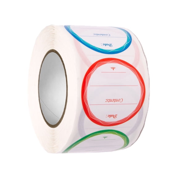 CIYISON 500pcs Self sticking Labels for Organized Food Trackings Freezer Labels 3.8cm