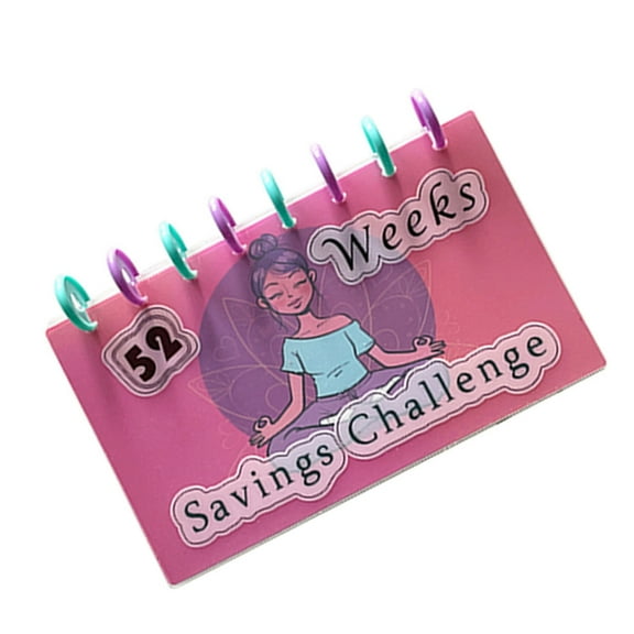 CIYISON 52 Week Money Saving Challenge Planner with Envelopes Savings Finance Notebook