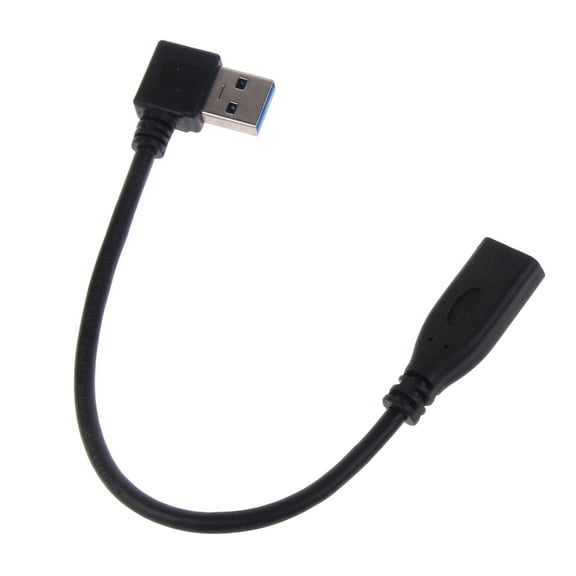 CIYISON 5Gbps Usb3.0 To Type-C Bus Usb3.1 To Usb-A Elbow Data Charging Conversion Cable 20cm/7.87in