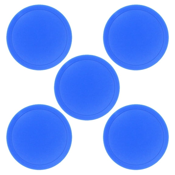 CIYISON 5Pcs 3inch Plastic Round Air Ice Hockey Pucks Air Hockey Replacement Pucks Heavy Hockey Tables Pucks Easy to Use