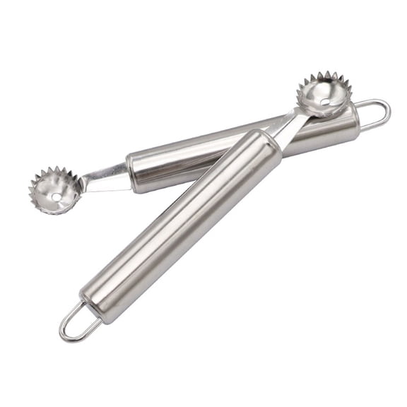 CIYISON 5Pcs Fruit Stem Removers Fruit Slicers Huller Metal Strawberry Tomato Corer Tool