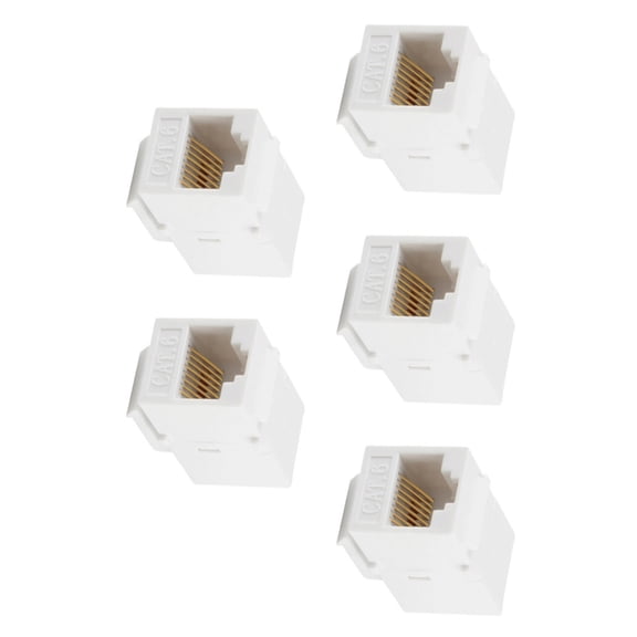 CIYISON 5Pcs RJ45 Coupler Ethernet Coupler Inline Coupler for Cat6 Ethernet Cable Extend