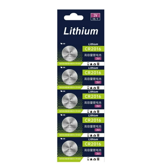 CIYISON 5Pieces CR2016 Coin Cell Batteries Reliable Power Sources Lithium Batteries