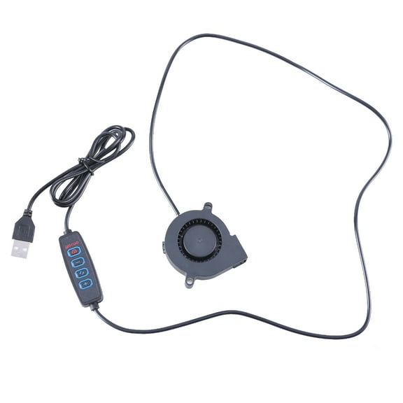 CIYISON 5V USB Powered PC Router Fan 5015 High Airflow Cooling Fan Adjustable Speed