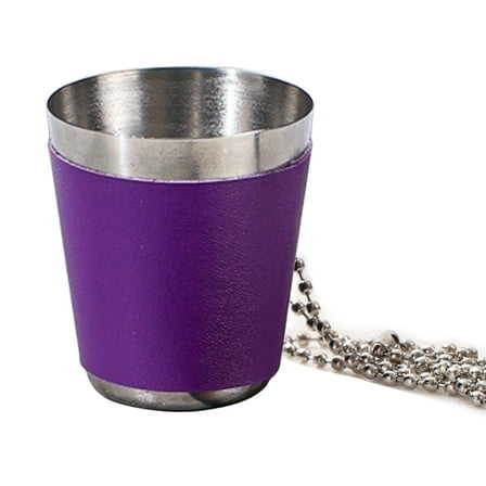 CIYISON 5pcs Easy to Carry Shot Glasses with Chain 30ml Camping Travel Coffee Cup