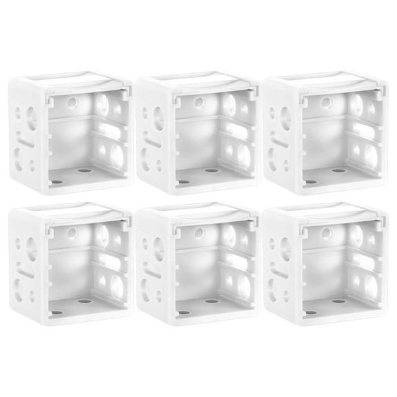 CIYISON 6/24Pcs Window Blind Mounting Brackets White Box Plastic Blind Headrail Holder