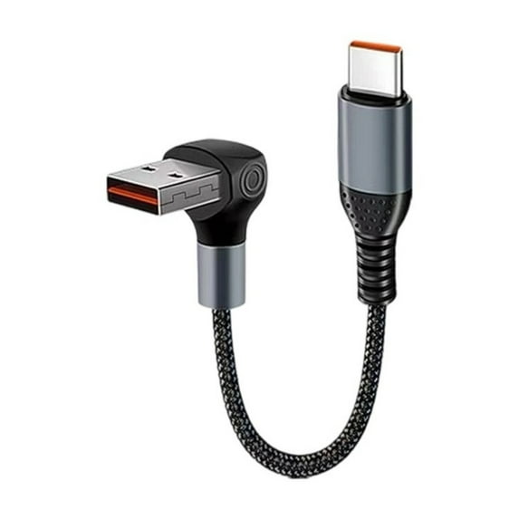 CIYISON 66W Short Data Cable Elbow USB To Type C/Type C To Type C Fast Charging Cable