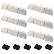 CIYISON 6PCS Pet Water Dispenser Filters Replacement Sponges Pad for Cat Dog Water Fountain Filter Foams for Water Purifications