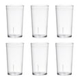 thumbnail image 1 of CIYISON 6pcs Unbreakable Plastic Juice Cup for Milk Champagne Cup Beer Mug Kitchen Bar, 1 of 9