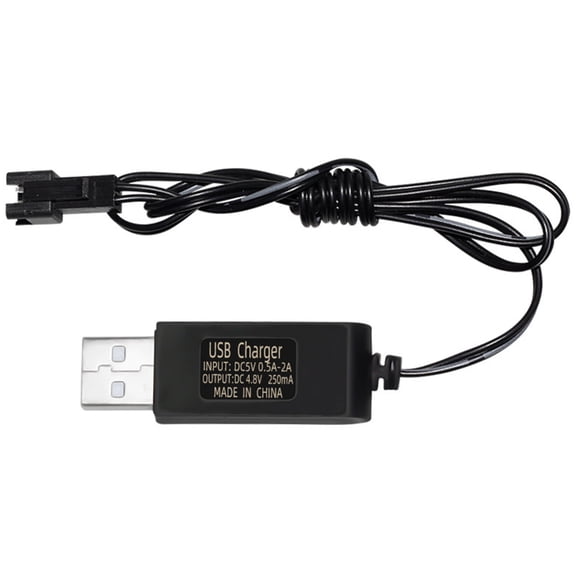 CIYISON 70cm Long Nicd NiMH Battery Pack USB Charging Cable 2P Plug