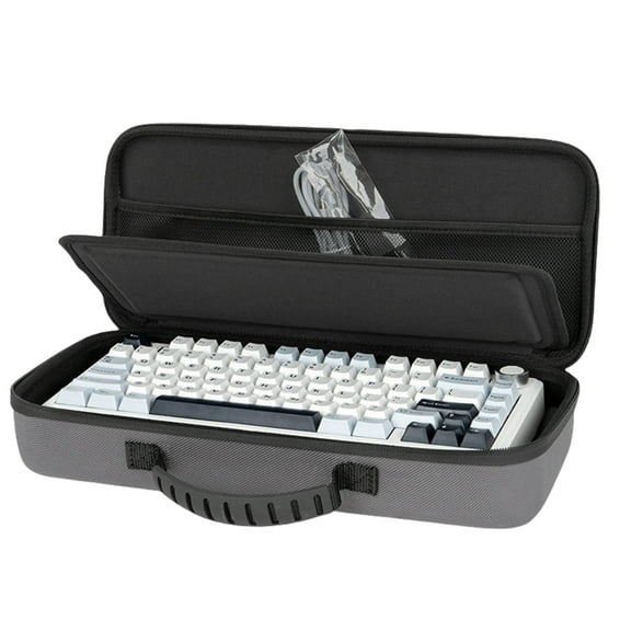 CIYISON 75% Mechanical Keyboards Case,Hard Shell EVA Travel Bag for 84Key Gaming Keyboards