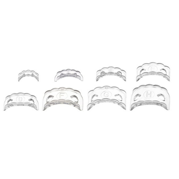 CIYISON 8 Pack Multifuntional Ring Size Adapters Soft Silicone Inserts Assorted Sizes Ring Adjusters for Various Ring Types