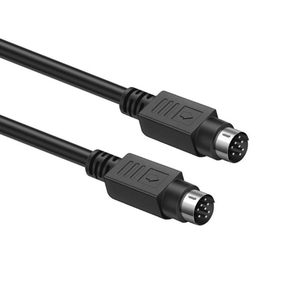CIYISON 8Pin DIN Male to Female/Male Extension Cable Adapter Cable Transmission for Mouse Keyboard Gaming Console Accessories