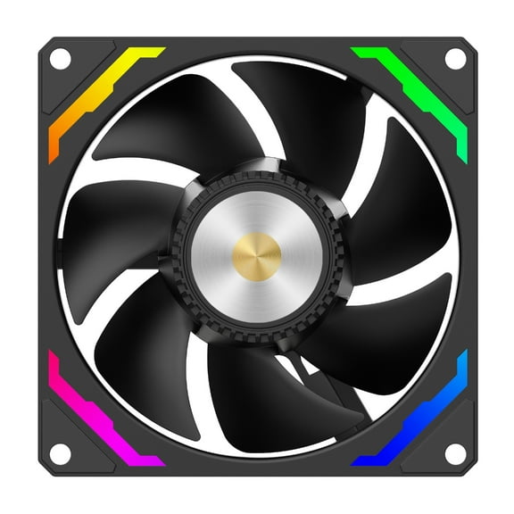 CIYISON 90mm PWM Fan With ARGB LED Lights Customizable Color Quiet Operate CPU Cooling