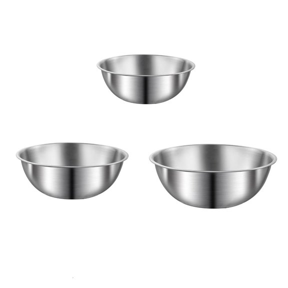 CIYISON Accuracy Measurement Stainless Steel Bowls Multipurpose Bowls with Measurement Lines for Home and Professional Use