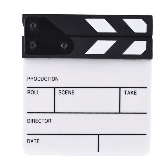 CIYISON Acrylic Clapperboard For Film Directors And Video Creators Clapper Board