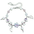 thumbnail image 1 of CIYISON Acrylic Heart Bowknot Bracelets for Women Aesthetic Tassels Handchain Jewelry, 1 of 18
