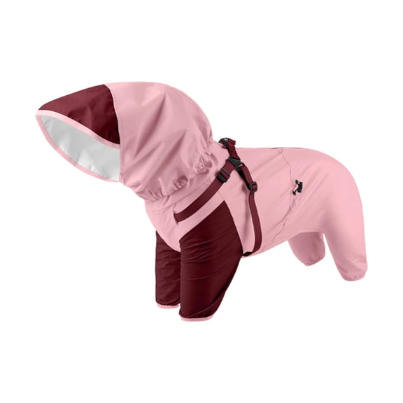 CIYISON Adjustable Hat Dog Raincoat Waterproof Rainwear for Outdoor Pet Walking Wear