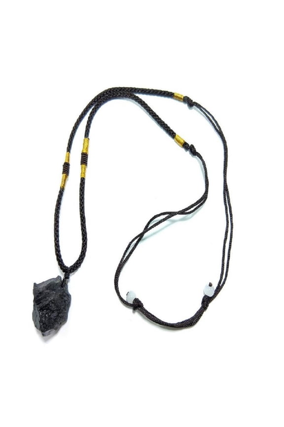 Adjustable Length Tourmaline Stone Pendant Clavicle Chain Party Gift Unisex