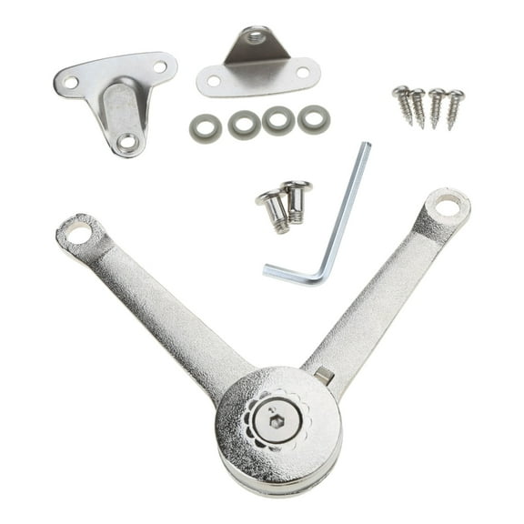 CIYISON Adjustable Stop Stays Door Lift Up Support Furniture Stay Support Hinge Cabinet Door Kitchen Cupboard Hinges for 4-15KG