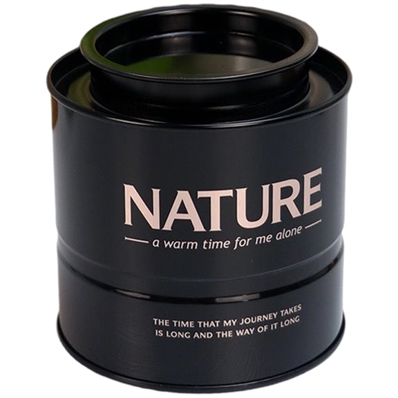CIYISON Airproof Stackable Round Teas Tin Canister Storage Jar Rustproof Modern Homes kitchen Accessories Spices Organizers Box