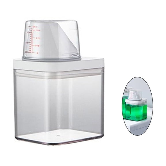 CIYISON Airtight Laundry Detergent Dispenser Powder Storage Box Washing Powder Container
