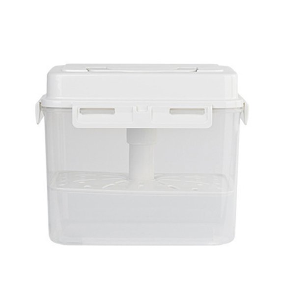 CIYISON Airtight Pickle Jar with Lid Plastic Kimchi Press Fermentation Storage Container