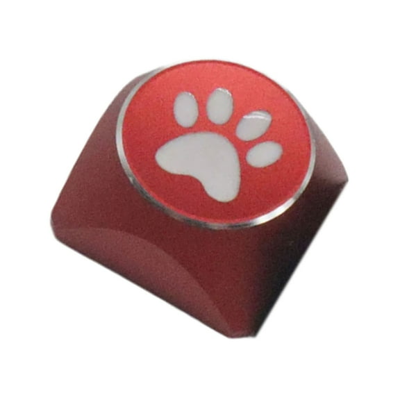 CIYISON Aluminum Alloy CatPaws Keycaps XDA Profile Key Button for Switches Mechanical Keyboards Gamings Player