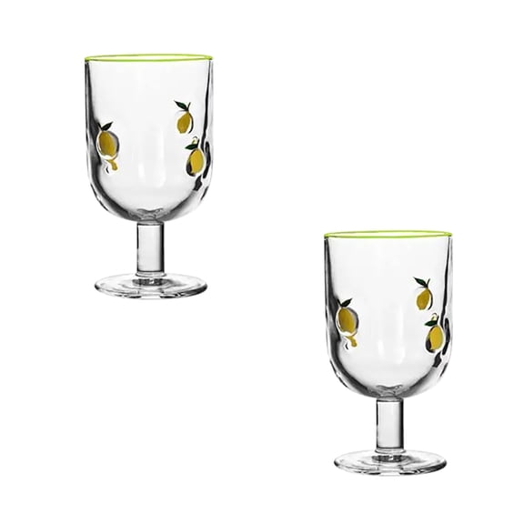 CIYISON Antique Styles Lemon Decors Glasswares 360ml Pubs Accessories For Dining Room Display