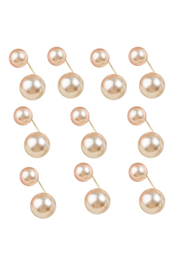 Artificial Pearls Waist Tighteners Trousers Length Adjuster Pin Pants Shortener Clip Cardigan Collar Safe Pin Shawl Clip