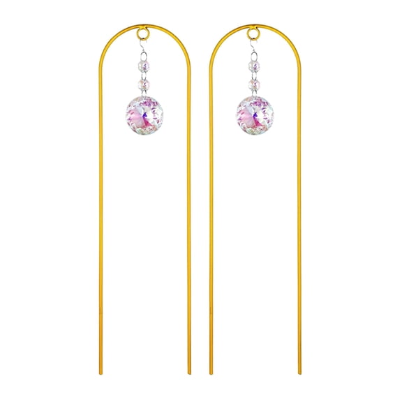 CIYISON Artistic Sun Catchers Plant Stands with Durability Zincs Alloys Frame Solar Reflective For Vertical Gardens