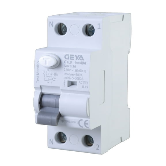 CIYISON Auto Recloser Leakage Circuit Breaker 2P 40A Safety Switches Automatic Reclosing Device with Overcurrent Protections
