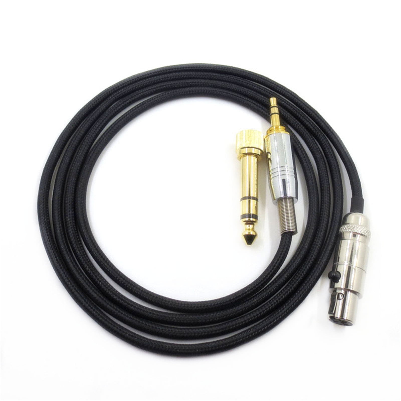 Ienza 1.2m / 4ft Replacement Cable For AKG & Pioneer Headphones - 6.35/3.5mm To AKG Plug
