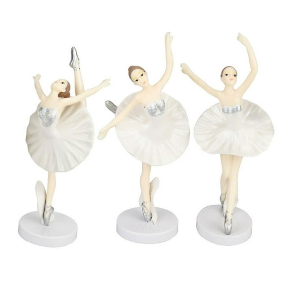 CIYISON Ballet Girls Cake Decorations for Girls Birthday Parties Babyshower Party Center