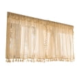 thumbnail image 1 of CIYISON Beautiful Lace Curtain Elegant Thread Weaving Transparently for Kitchens Bedroom, 1 of 11